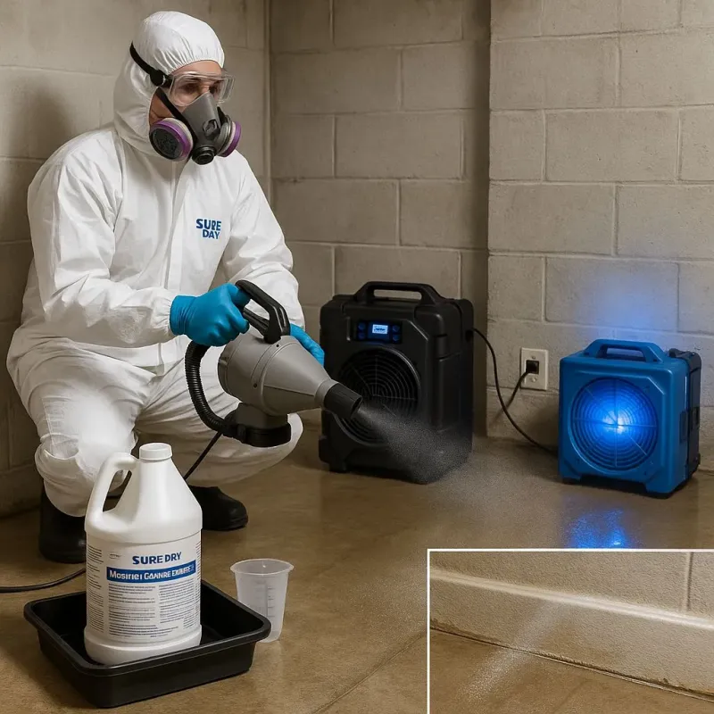 Sanitization and Odor Removal process in Southmont, PA